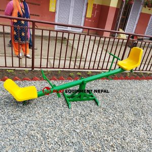 Kids See Saw 2-Seater Indoors Outdoors Play Ground Toy