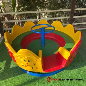 Kamal Flower New Lotus Style Heavy Kids Merry Go Round